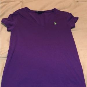 polo v-neck t-shirt